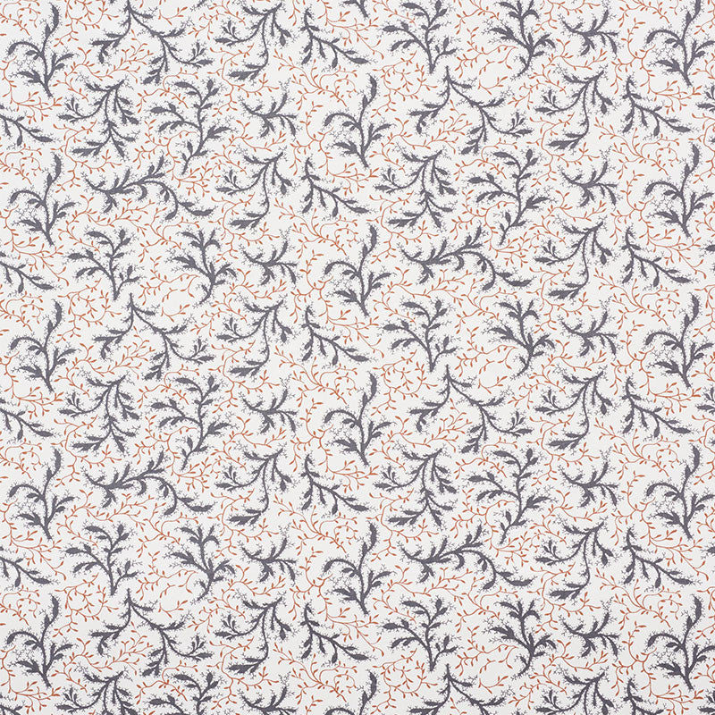 Sprig Basalt & Fawn 177830 by Schumacher Designer Fabric CELERIE KEMBLE COTTON 100% UNITED STATES OF AMERICA WYZENBEEK 15,000 </p><p>Repeat: Horizontal: 27" (69CM) and Vertical: 12 5/8" (32CM) 54.25 - Swanky Fabrics -