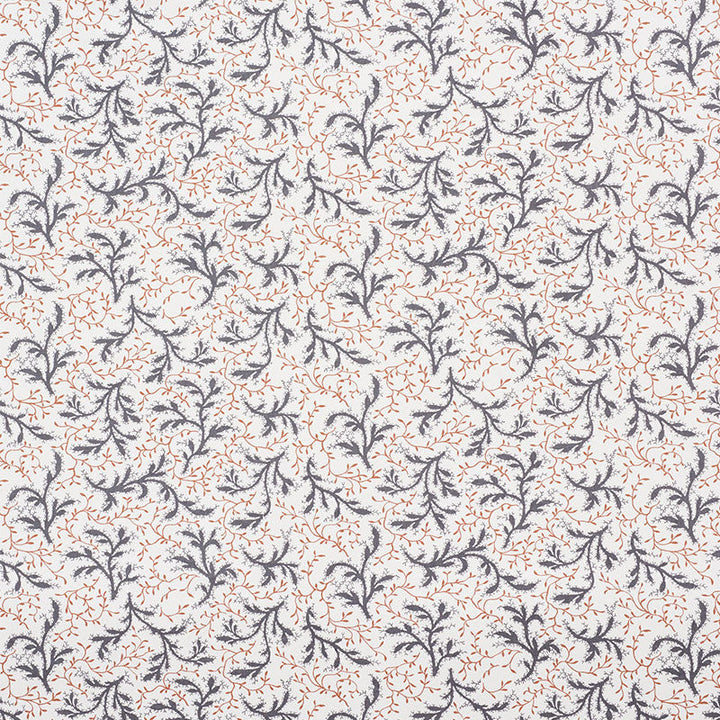 Sprig Basalt & Fawn 177830 by Schumacher Designer Fabric CELERIE KEMBLE See Sample UNITED STATES OF AMERICA MEDIUM DUTY </p><p>Repeat: Horizontal: 27" (69CM) and Vertical: 12 5/8" (32CM) 54 1/4" (138CM) - Swanky Fabrics -