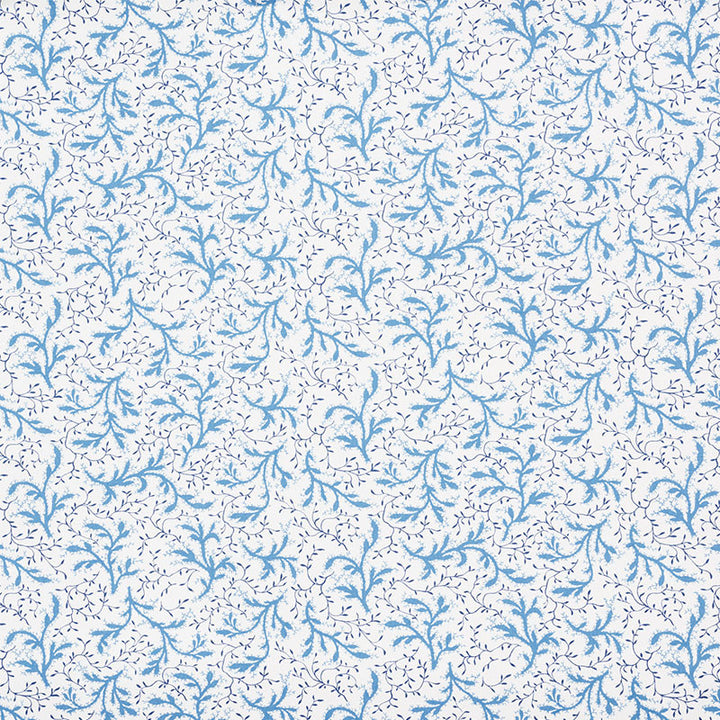 Sprig Afternoon Blue 177832 by Schumacher Fabric CELERIE KEMBLE See Sample UNITED STATES OF AMERICA MEDIUM DUTY </p><p>Repeat: Horizontal: 27" (69CM) and Vertical: 12 5/8" (32CM) 54 1/4" (138CM) - Fabric Carolina -