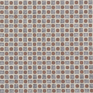 Mottley Grid Wren 177860 by Schumacher Fabric