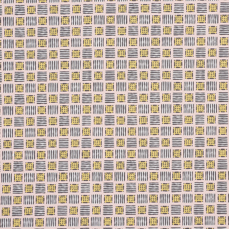 Mottley Grid Pink Lemonade 177861 by Schumacher Fabric CELERIE KEMBLE COTTON 100% UNITED STATES OF AMERICA WYZENBEEK 15,000 </p><p>Repeat: Horizontal: 9" (23CM) and Vertical: 12 1/2" (32CM) 54.75 - Fabric Carolina -