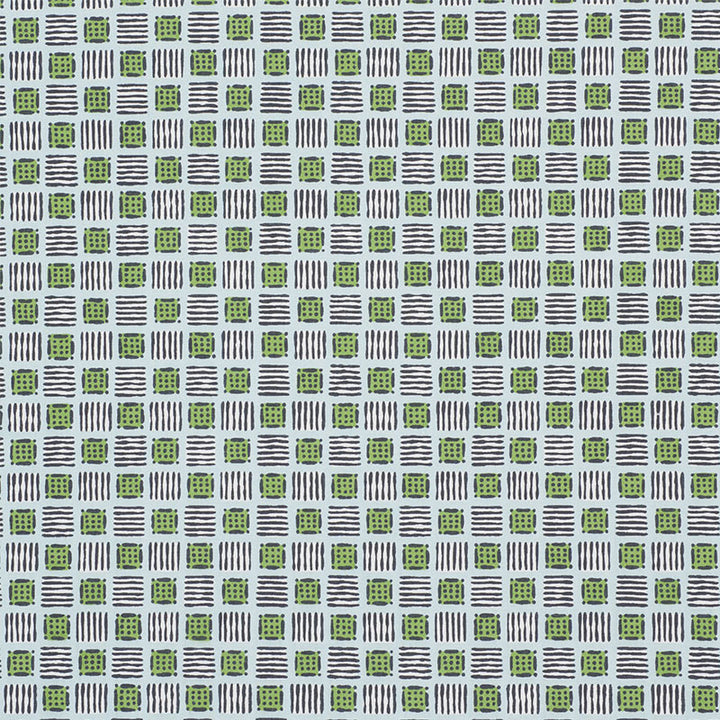 Mottley Grid Sky & Putting Green 177862 by Schumacher Fabric CELERIE KEMBLE COTTON 100% UNITED STATES OF AMERICA WYZENBEEK 15,000 </p><p>Repeat: Horizontal: 9" (23CM) and Vertical: 12 1/2" (32CM) 54.75 - Fabric Carolina -