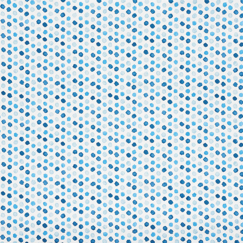 Mini Bursts Blues 177872 by Schumacher Fabric Celerie-Kemble 100% Cotton Martindale 18,000 Horizontal: 4.5 and Vertical: 1.75 54 - Fabric Carolina -