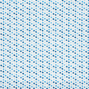 Mini Bursts Blues 177872 by Schumacher Fabric