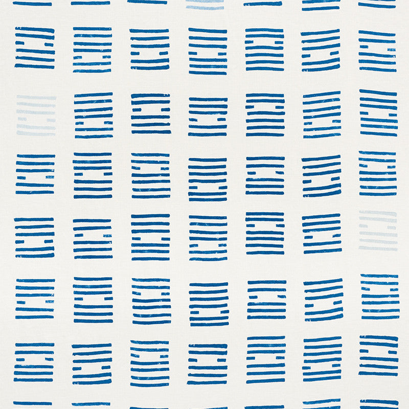 Tiasquam Blue 177880 by Schumacher Fabric CAROLINE Z HURLEY LINEN 100% ITALY MARTINDALE 20,000 </p><p>Repeat: Horizontal: 50 1/2" (128CM) and Vertical: 45 1/4" (115CM) 51.25 - Fabric Carolina -
