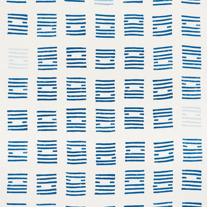 Tiasquam Blue 177880 by Schumacher Fabric CAROLINE Z HURLEY LINEN 100% ITALY MARTINDALE 20,000 </p><p>Repeat: Horizontal: 50 1/2" (128CM) and Vertical: 45 1/4" (115CM) 51.25 - Fabric Carolina -
