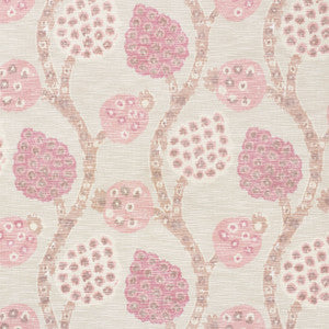 Annabel Warp Print Rose 177990 by Schumacher Fabric