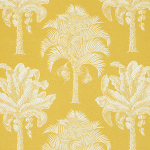 Grand Palms Gold 178001 by Schumacher Fabric