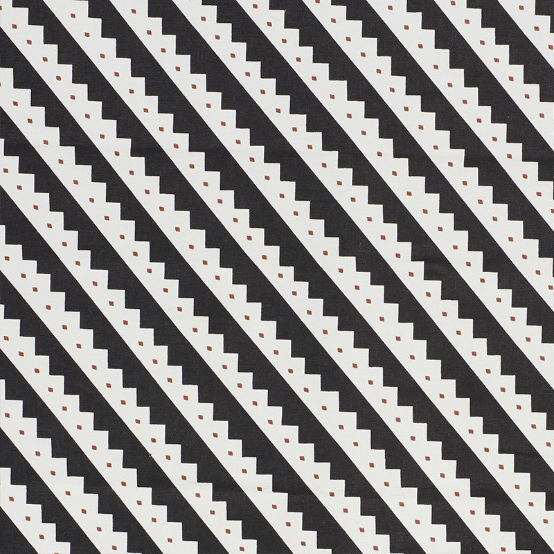 Zeppelin Black 178021 by Schumacher Fabric CLUB CAVALIER See Sample UNITED STATES OF AMERICA MEDIUM DUTY </p><p>Repeat: Horizontal: 5 1/2" (14CM) and Vertical: 5 1/2" (14CM) 55 1/4" (140CM) - Fabric Carolina -