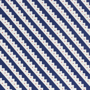 Zeppelin Blue 178022 by Schumacher Fabric