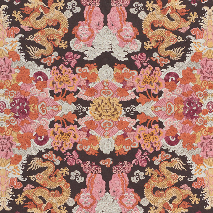 Magic Mountain Dragon Aubergine 178053 by Schumacher Fabric Schumacher Fabric Magic Mountain Dragon Aubergine 178053Fabric LINEN 90% UNITED KINGDOM </p><p>Repeat: H: HORZ. 27 1/4" (69CM) , V: VERT. 62" (157CM) 54.75 - Fabric Carolina -
