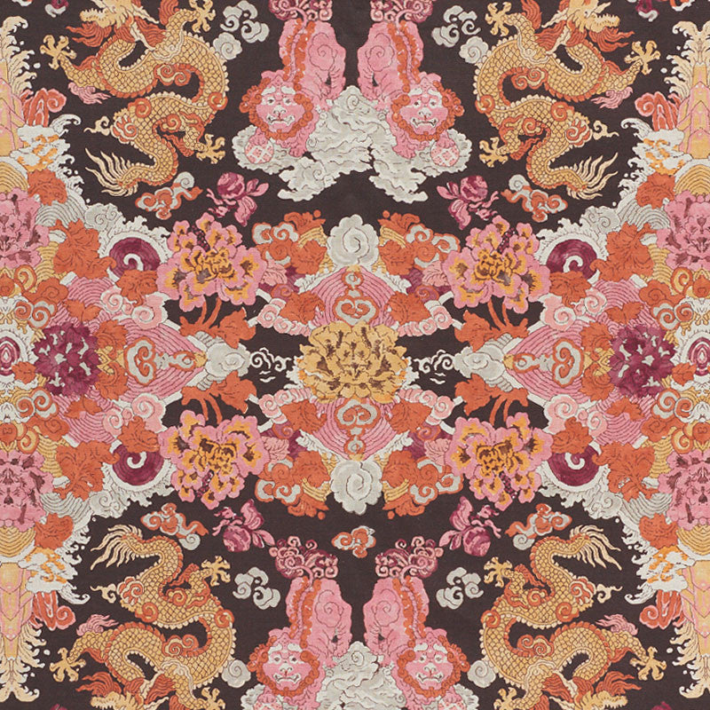 Magic Mountain Dragon Aubergine 178053 by Schumacher Fabric Schumacher Fabric Magic Mountain Dragon Aubergine 178053Fabric LINEN 90% UNITED KINGDOM </p><p>Repeat: H: HORZ. 27 1/4" (69CM) , V: VERT. 62" (157CM) 54.75 - Fabric Carolina -