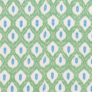 Indio Ikat Green 178070 by Schumacher Fabric