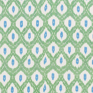 Indio Ikat Green 178070 by Schumacher Fabric