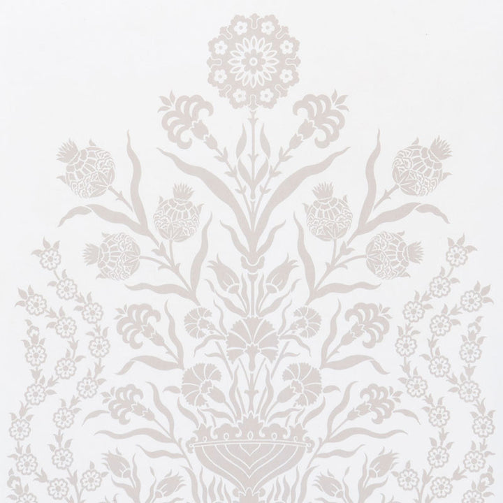 Iznik Sheer Natural 178091 by Schumacher Fabric OTTOMAN CHIC See Sample TURKEY - </p><p>Repeat: Horizontal: 118" (300CM) and Vertical: 50 1/4" (128CM) 118" (300CM) - Fabric Carolina -