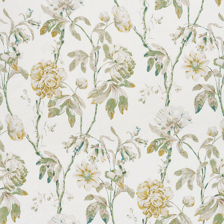 Daydream Citron 178140 by Schumacher Fabric Schumacher-Classics 100% Linen Martindale 20,000 Horizontal: 35.5 and Vertical: 37.25 53.75 - Fabric Carolina -