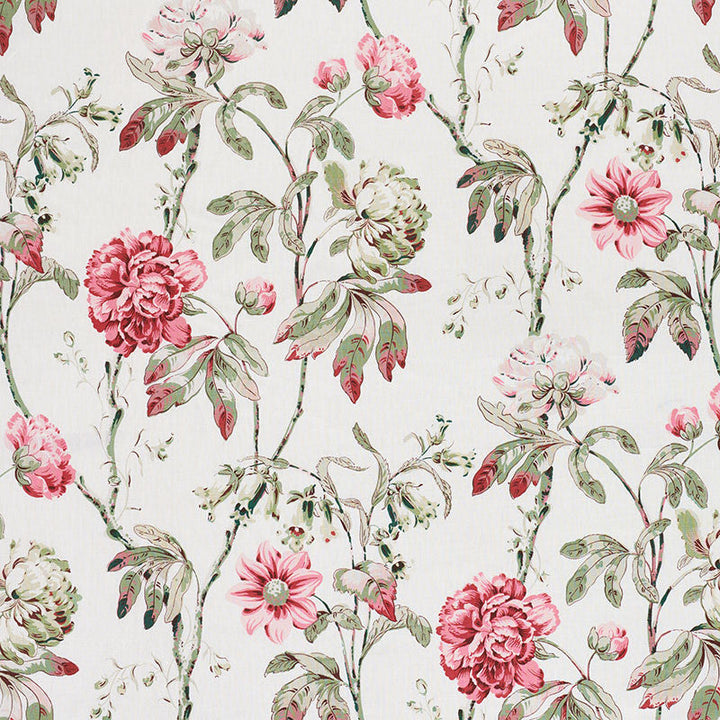 Daydream Fuchsia 178142 by Schumacher Designer Fabric SIGNATURE SCHUMACHER LINEN 100% THAILAND MARTINDALE 20,000 </p><p>Repeat: Horizontal: 35 1/2" (90CM) and Vertical: 37 1/4" (95CM) 53.75 - Swanky Fabrics -