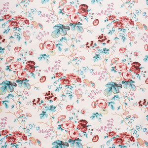 Salisbury Chintz Rose 178152 by Schumacher Fabric
