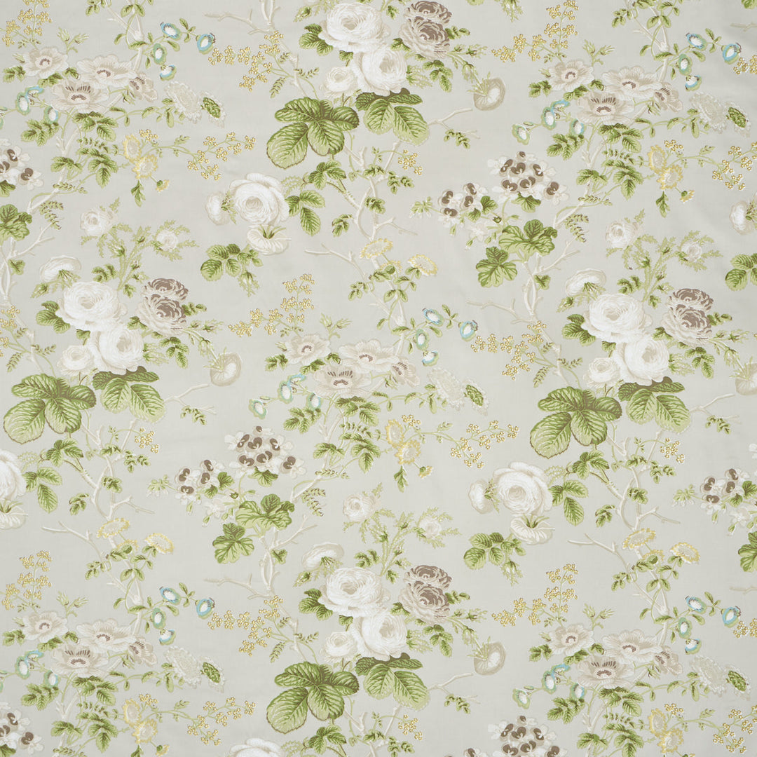 Salisbury Chintz - Taupe by Schumacher Fabric