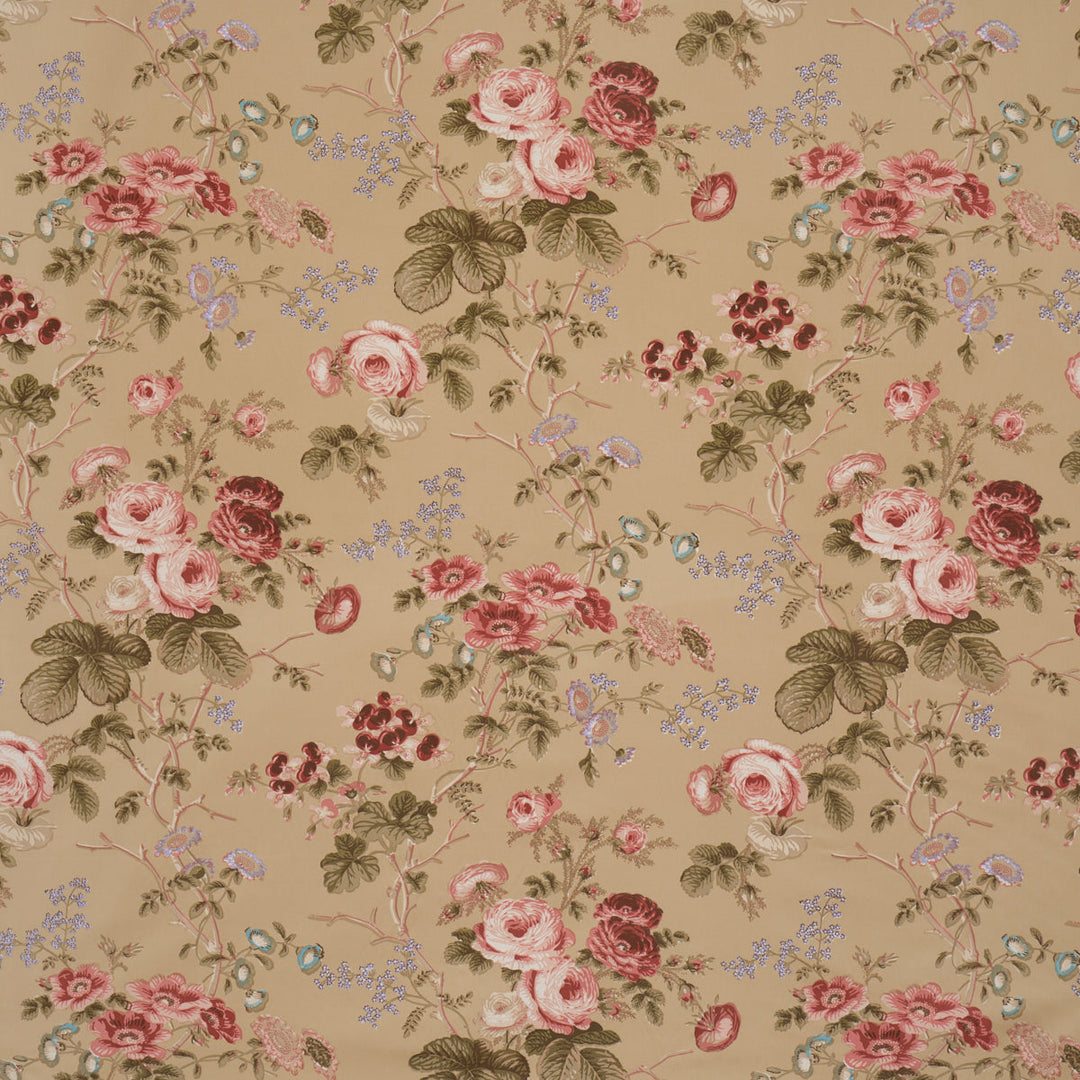 Salisbury Chintz - Tobacco by Schumacher Fabric