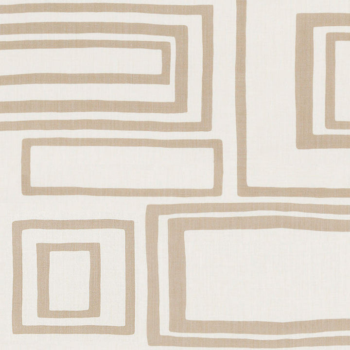 Large Open Boxes Natural 178221 by Schumacher Designer Fabric VERA NEUMANN LINEN 100% UNITED KINGDOM </p><p>Repeat: Horizontal: 54 1/2" (138CM) and Vertical: 43 1/2" (111CM) 54.5 - Swanky Fabrics -