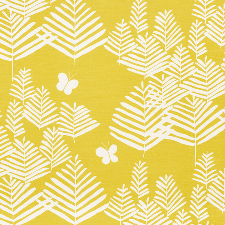 Fern Silhouette Yellow 178231 by Schumacher Fabric VERA NEUMANN COTTON 51% LINEN 49% UNITED KINGDOM </p><p>Repeat: Horizontal: 27 1/2" (70CM) and Vertical: 24 5/8" (63CM) 55 - Fabric Carolina -