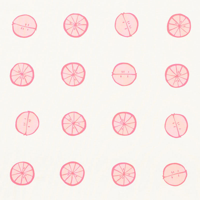 Lemonade Grapefruit 178261 by Schumacher Designer Fabric VERA NEUMANN COTTON 100% UNITED KINGDOM </p><p>Repeat: Horizontal: 27" (69CM) and Vertical: 26 1/4" (67CM) 54 - Swanky Fabrics -