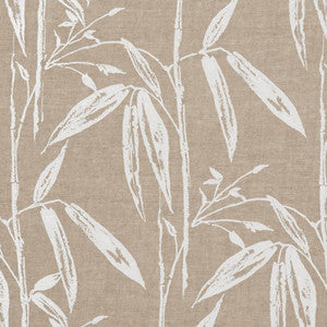 Bamboo Garden Natural 178380 by Schumacher Fabric