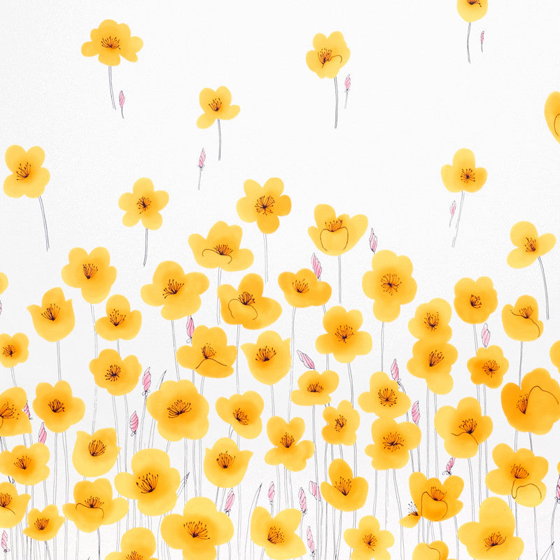 Wild Poppies Orange 178390 by Schumacher Fabric VERA NEUMANN See Sample UNITED KINGDOM - </p><p>Repeat: Horizontal: 54" (137CM) and Vertical: 144" (366CM) 54" (137CM) - Fabric Carolina -