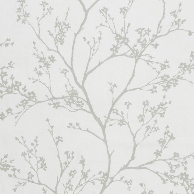 Twiggy Sheer Light Grey 178440 by Schumacher Designer Fabric Patterned-Sheers-Casements 50% Linen, 50% Polyester - Horizontal: 33.75 and Vertical: 37 106 - Swanky Fabrics -