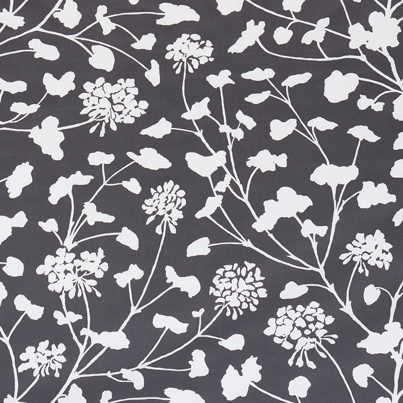 Pennick Chintz Black 178541 by Schumacher Designer Fabric STEP LIVELY See Sample UNITED KINGDOM - </p><p>Repeat: Horizontal: 27" (69CM) and Vertical: 25 1/4" (64CM) 54" (137CM) - Swanky Fabrics -
