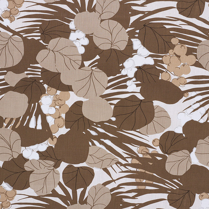 Sea Grapes Bark 178632 by Schumacher Fabric TROPICANA See Sample UNITED KINGDOM - </p><p>Repeat: Horizontal: 27" (69CM) and Vertical: 24 3/4" (63CM) 55" (140CM) - Fabric Carolina -