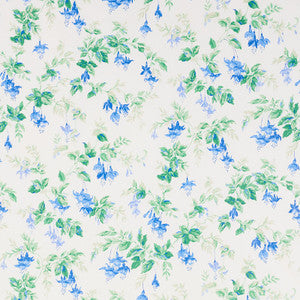Garden Gate Chintz Cobalt 178680 by Schumacher Fabric