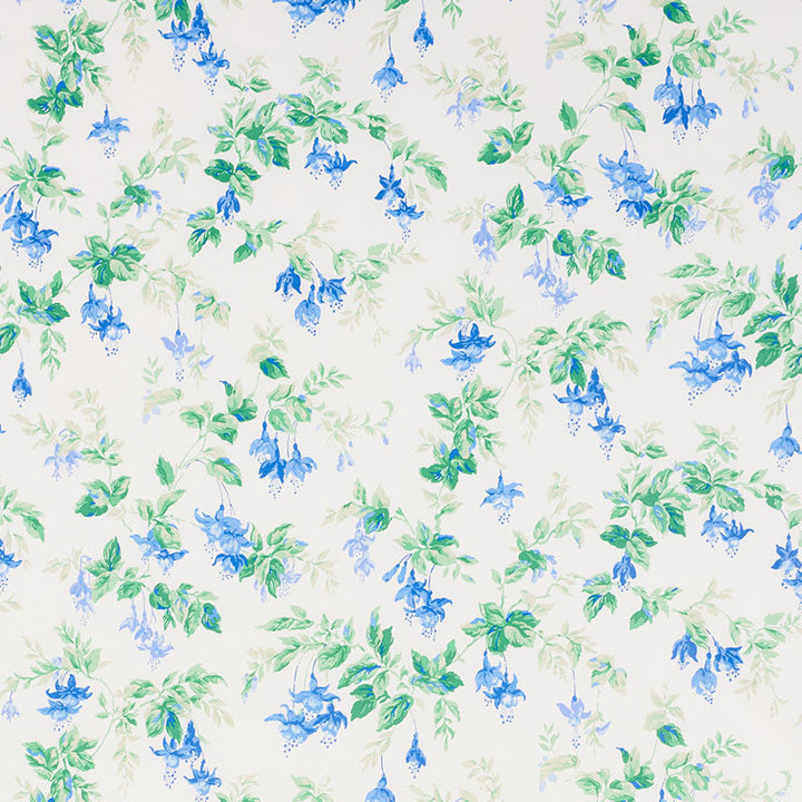 Garden Gate Chintz Cobalt 178680 by Schumacher Designer Fabric REVISIT OF POPULAR PATTERNS See Sample UNITED KINGDOM - </p><p>Repeat: Horizontal: 14 1/4" (36CM) and Vertical: 12 3/4" (32CM) 54" (137CM) - Swanky Fabrics -