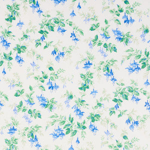 Garden Gate Chintz Cobalt 178680 by Schumacher Fabric