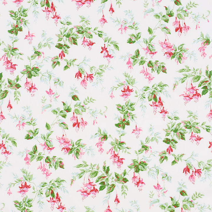 Garden Gate Chintz Magenta 178681 by Schumacher Designer Fabric REVISIT OF POPULAR PATTERNS See Sample UNITED KINGDOM - </p><p>Repeat: Horizontal: 14 1/4" (36CM) and Vertical: 12 3/4" (32CM) 54" (137CM) - Swanky Fabrics -