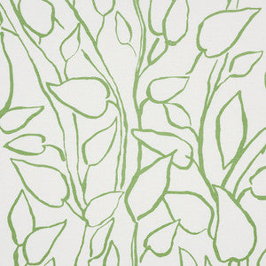 Solandra Vine Leaf 178701 by Schumacher Fabric