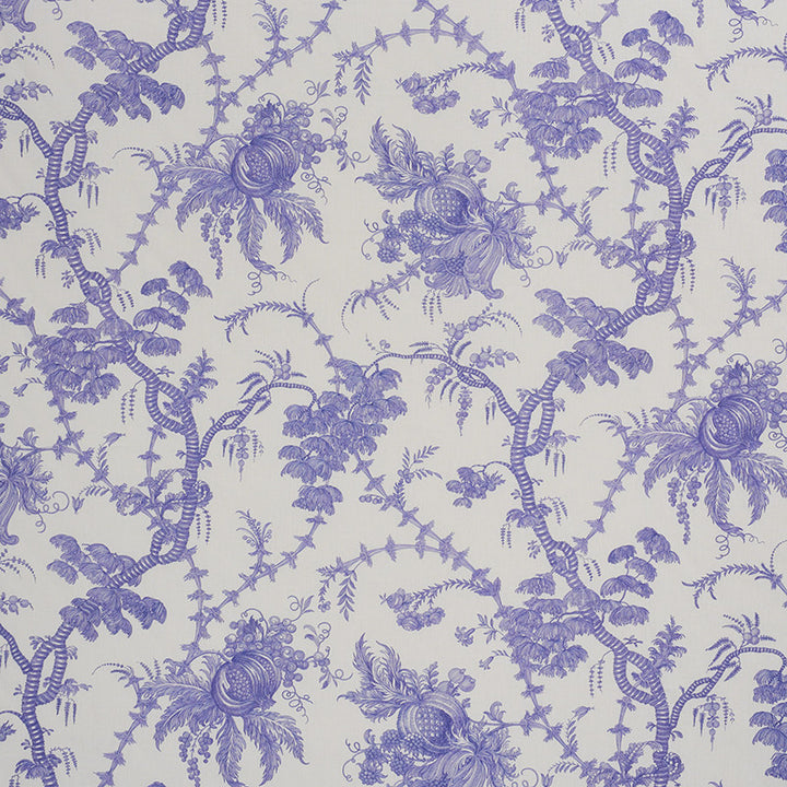 San Cristobal Toile Purple 178732 by Schumacher Fabric SCHUMACHER CLASSICS LINEN 100% UNITED KINGDOM </p><p>Repeat: Horizontal: 55" (140CM) and Vertical: 29 1/2" (75CM) 55.25 - Fabric Carolina -