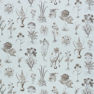 Cabot Botanical Sky 178750 by Schumacher Fabric