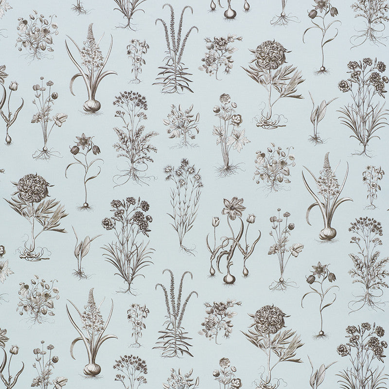 Cabot Botanical Sky 178750 by Schumacher Fabric SCHUMACHER CLASSICS COTTON 100% UNITED KINGDOM </p><p>Repeat: Horizontal: 53 3/4" (137CM) and Vertical: 29 7/8" (56CM) 55.5 - Fabric Carolina -