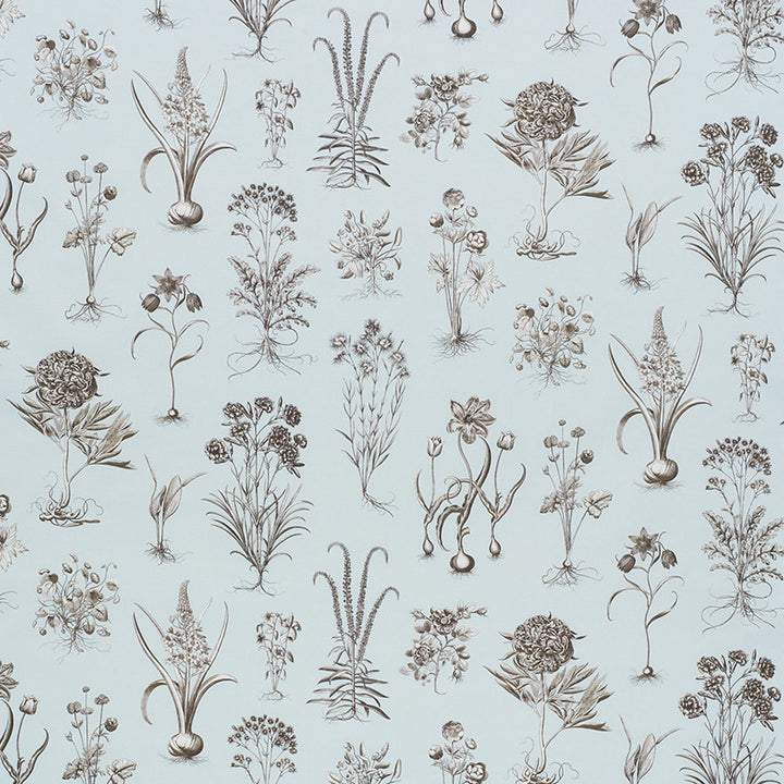 Cabot Botanical Sky 178750 by Schumacher Fabric SCHUMACHER CLASSICS COTTON 100% UNITED KINGDOM </p><p>Repeat: Horizontal: 53 3/4" (137CM) and Vertical: 29 7/8" (56CM) 55.5 - Fabric Carolina -