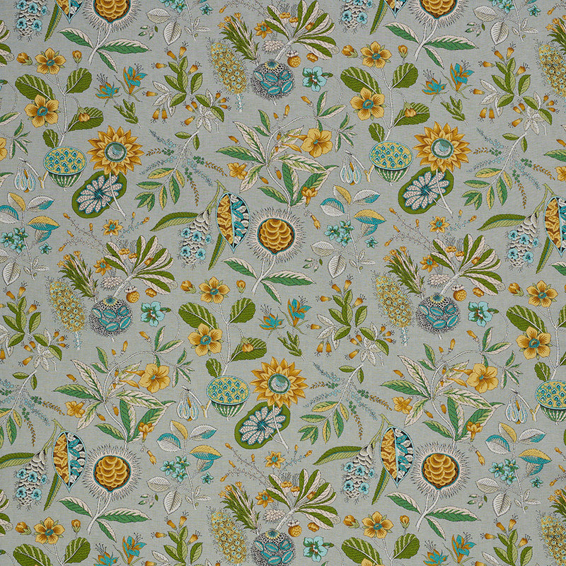 Roca Redonda Grey & Ochre 178771 by Schumacher Fabric Schumacher Fabric Roca Redonda Grey & Ochre 178771Fabric LINEN 100% UNITED KINGDOM </p><p>Repeat: H: HORZ. 27 1/4" (69CM), V: VERT. 39 1/2" (100CM) 54.75 - Fabric Carolina -