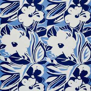 Stevie Blue 178862 by Schumacher Fabric