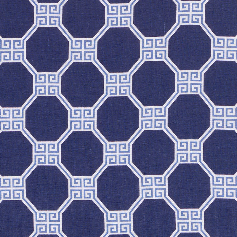 Octavia Blue 179020 by Schumacher Fabric SCHUMACHER x WILLIAMS SONOMA LINEN 90% NYLON 10% UNITED KINGDOM </p><p>Repeat: Horizontal: 9" (23CM) and Vertical: 9" (23CM) 54 - Fabric Carolina -