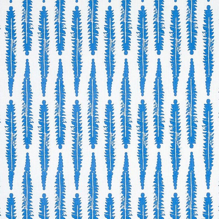 Fern Blue 179153 by Schumacher Fabric Schumacher Fabric Fern Blue 179153Fabric LINEN 60% THAILAND </p><p>Repeat: H: HORZ. 3 3/8" (9CM) , V: VERT. 9 7/8" (25CM) 54 - Fabric Carolina -