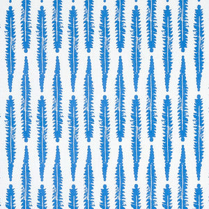 Fern Blue 179153 by Schumacher Fabric