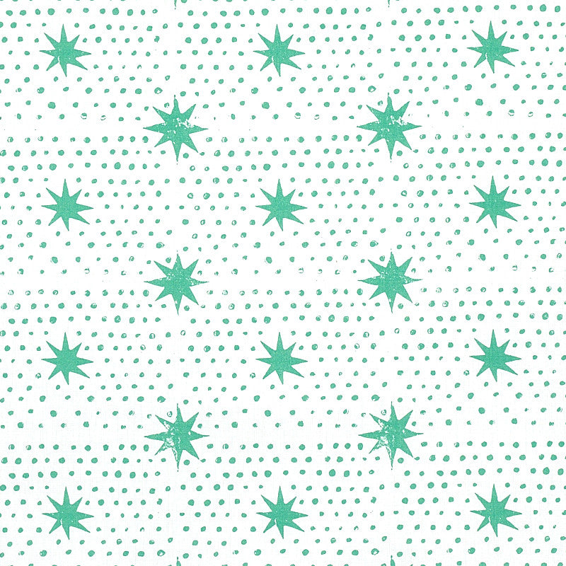 Spot & Star Sea Glass 179161 by Schumacher Fabric MOLLY MAHON PRINTS LINEN 60% COTTON 30% THAILAND MARTINDALE 20000 </p><p>Repeat: Horizontal: 6 3/4" (17CM) and Vertical: 15" (38CM) 54 - Fabric Carolina -