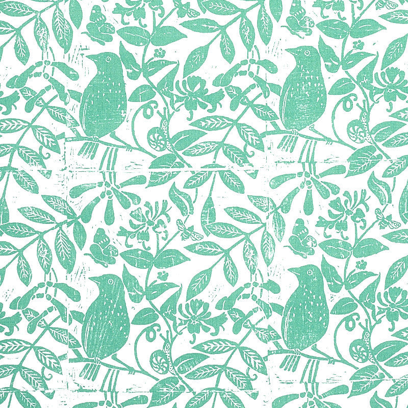 Bird & Bee Sea Glass 179211 by Schumacher Fabric Schumacher Fabric Bird & Bee Sea Glass 179211Fabric LINEN 60% THAILAND </p><p>Repeat: H: HORZ. 54" (137CM) , V: VERT. 40 1/4" (102CM) 54 - Fabric Carolina -