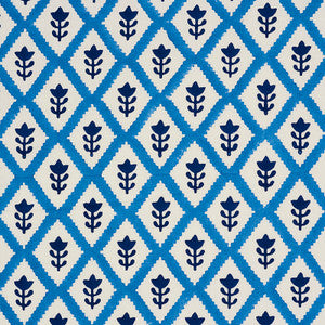 Buti Blue 179230 by Schumacher Fabric
