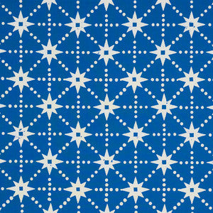 Stars Blue 179260 by Schumacher Fabric
